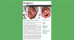 Desktop Screenshot of beleggeburt.de